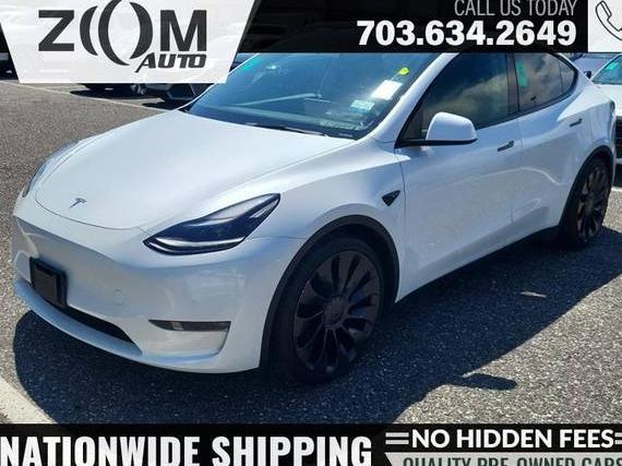 TESLA MODEL Y 2022 7SAYGDEF8NF564039 image